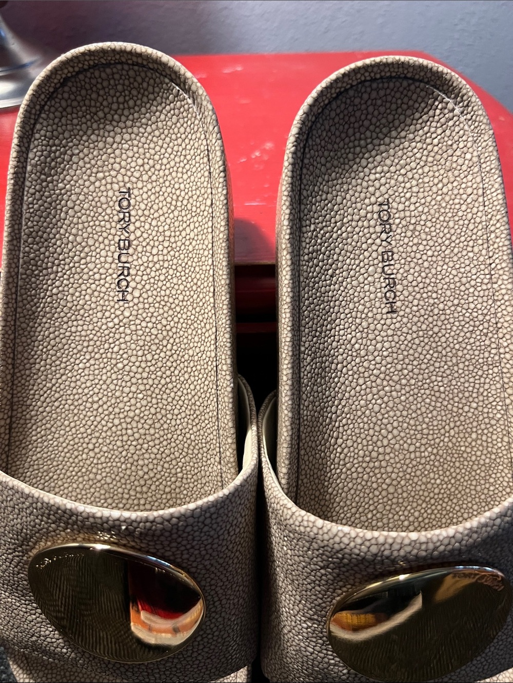 Tory Burch Patos Platform Slide Sandal. - Picture 11 of 11